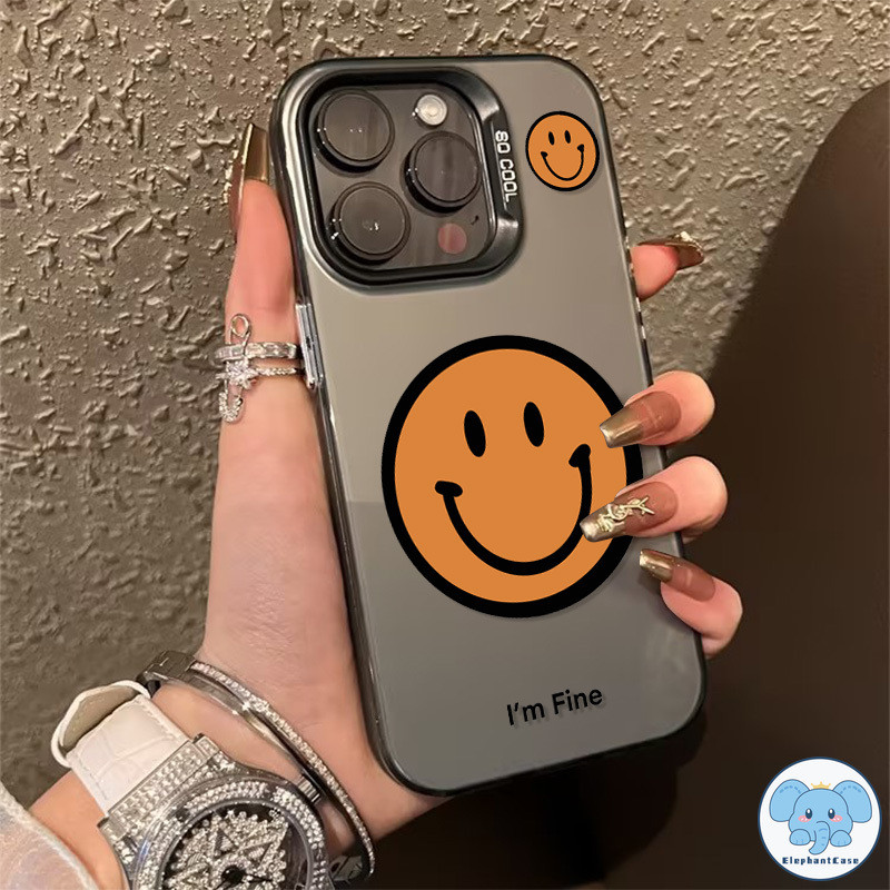 แฟชั่นกราฟฟิติยิ้มเข้ากันได้เคสไอโฟน 11 16 13 15 14 12 Pro Max XR 7Plus X XS Max 16 7 8 15 14 Plus SE 2020 TPU นุ่มเคส
