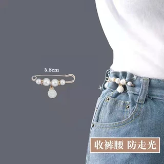 เอวของผู้หญิงของกางเกง-เข็มหมุด เอวสลิมมิ่งเข็มกลัดคงที่เสื้อผ้าแขวนกางเกงกระโปรงเอว-แน่นป้องกันการขยายกางเกงขาหัวเข็มขัด