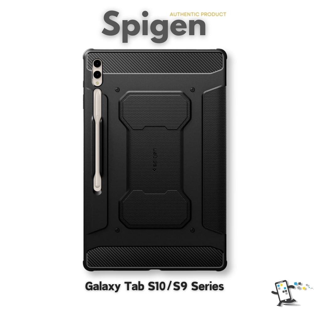 Spigen Rugged Armor Pro เคสสำหรับ Samsung Galaxy Tab S10 Ultra, S9 Ultra, Tab S10 Plus,S9 Plus, Tab 