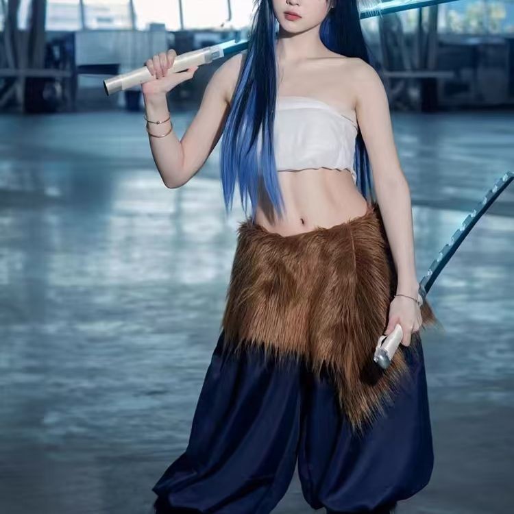 Demon Slayer Inosuke Cosplay ชุดเครื่องแต่งกายฮาโลวีน คุณภาพดี พร้อมสต็อกขายส่ง [จัดส่งฟรี]