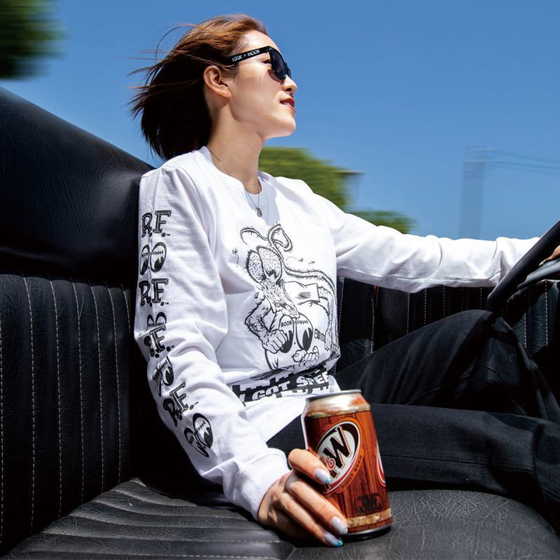 เสื้อยืดมอเตอร์ไซค์แขนยาว Mooneyes ใหม่ปี 2025 รูปที่ 8
