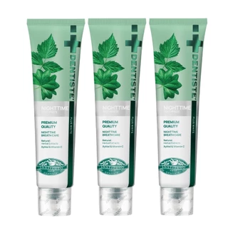[แพ็ค 3] Dentiste Original Nighttime Toothpaste ยาสีฟันลดกลิ่นปาก 160 กรัม เดนทิสเต้ ฟันขาว ลดคราบพลัค ลมหายใจหอมสดชื่น