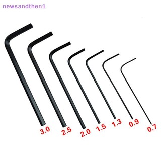 Newsandthen1 7 ชิ้น/ล็อต 0.7 มม.-3 มม.หกเหลี่ยม Hex Allen ชุดกุญแจประแจไขควงชุดเครื่องมือ