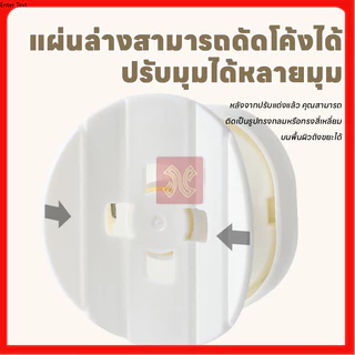 ปุ่มหมุนถุงใส่ขยะ คลิปยึดถุง ปุ่มหมุนถุงขยะ เทปกาวไร้รอย​ ยึดถุงแน่นไม่หลุด ใช้ได้ทั้งถังกลม-สี่เหลี่ยม (ปุ่มหมุน)