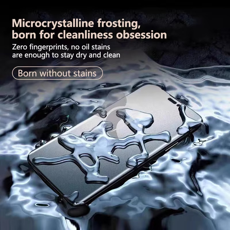 2 PC Matte tempred glass สําหรับ Xiaomi POCO X3 X4 X5 X6 X7 NFC X4 GT M3 M4 M5 M5s M6 M7 F3 F4 F5 F6 F7 Pro Ultra C40 C61 C65 C71 C75 C85 ฟิล์มป้องกันลายนิ้วมือ - รูปที่ 3