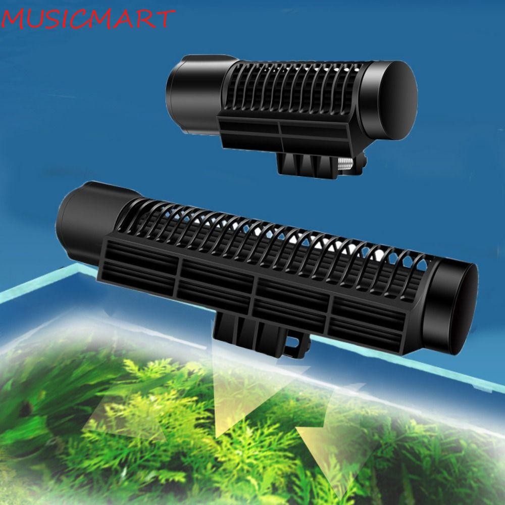 MUSICMART พัดลมระบายความร้อนตู้ปลา, แปลงความถี่ ปรับตู้ปลาพัดลมระบายความร้อน, ควบคุมอุณหภูมิอัตโนมัติปิดเสียง Black Marine Aquarium Cooler สําหรับ Home