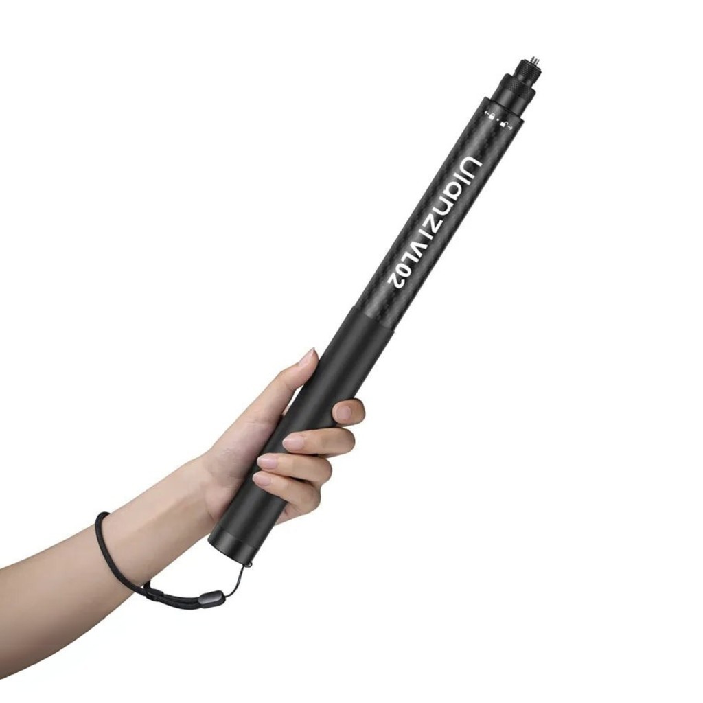 Ulanzi VL02 ไม้เซลฟี่ ยืดได้ 2.7 เมตร Invisible Selfie Stick + Tripod สำหรับ Insta360/OSMO360/Actio