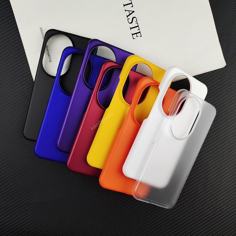 เคสพีซีเคลือบเรียบบางเฉียบสําหรับ vivo X Fold5 Fold3 XFold พับ 5 3 XFold3 Pro 5G 8.03 "ป้องกันลายนิ้วมือฮาร์ดป้องกันปกหลัง