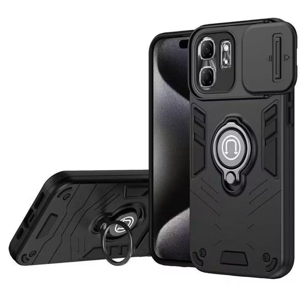 เคสแหวนแม่เหล็ก สำหรับ Oppo A5X A3X A5pro A3pro A3 Reno13 Reno12 Reno11 A60 A38/A18 เคสตั้งได้ TPU+PC