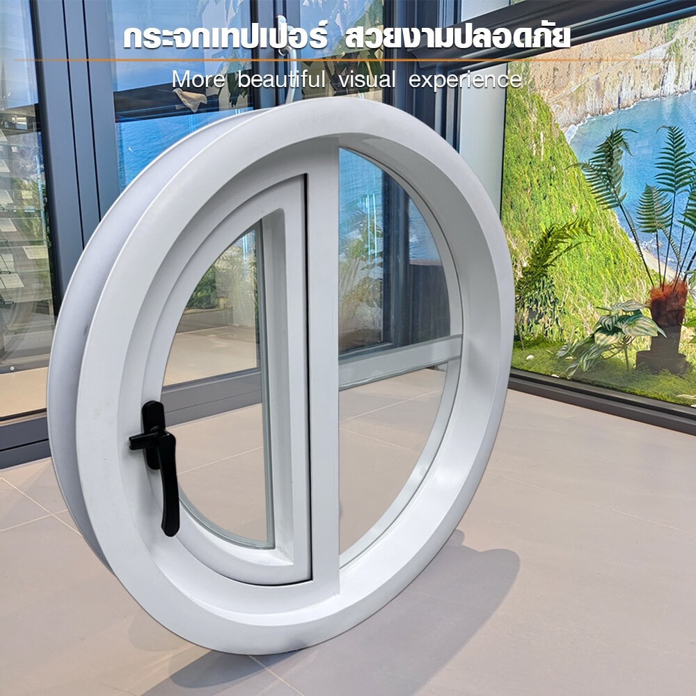 shophome468 WELLINGTAN หน้าต่างช่องแสงวงกลม ตัวที แบบเปิด รุ่นTF07-W ขนาด 70×70 x10cm สีขาว รับประกันของเเท้ ราคา ถูกที่สุด ดีลบีเคเค แกลเลอรีภาพที่ 8