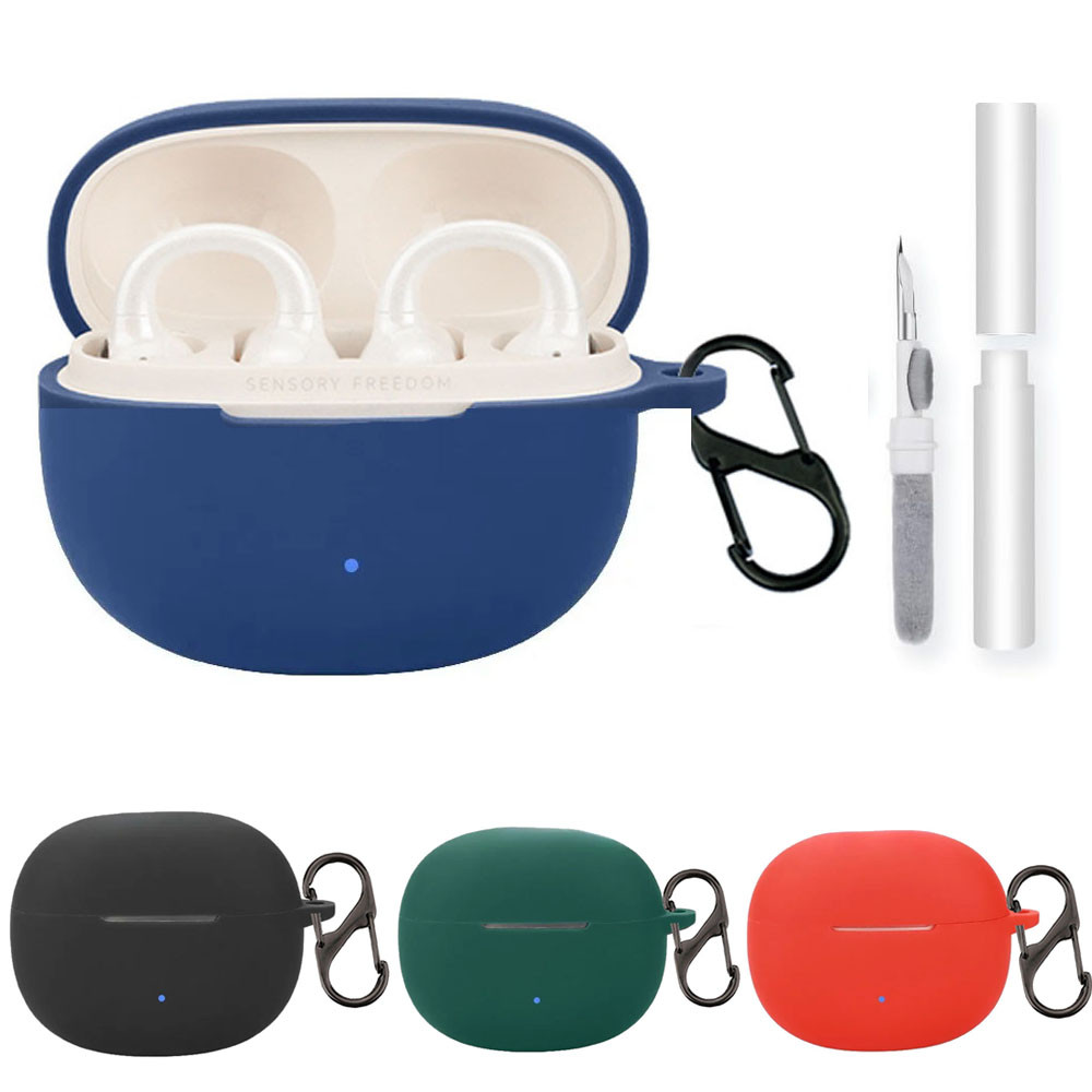 สําหรับ EDIFIER Comfo Clip / EDIFIER Comfo C เคสหูฟัง + ชุดทําความสะอาด, ฝาครอบเคสซิลิโคนป้องกันสําห