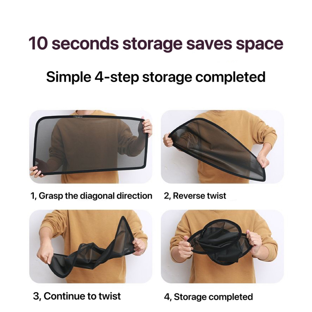 ม่านบังแดดรถยนต์สําหรับ Xpeng G6 2023-UP รถ Sun Shade ป้องกันรังสียูวีรถผ้าม่านรถอุปกรณ์เสริม - รูปที่ 7