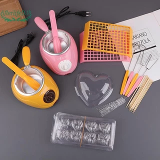 AF เครื่องทําฟองดูช็อคโกแลต เตาหลอมช็อคโกแลต DIY ช็อกโกแลต เครื่องกลไฟฟ้า หม้อทําความร้อน เครื่องมืออบ A