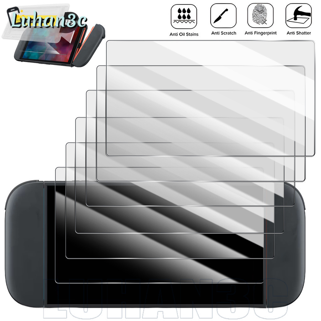 [AUTO&3C]ใช้ได้กับฟิล์มกันรอยหน้าจอ Switch 2 - กระจกนิรภัยบางเฉียบ ความแข็ง 9H, ฟิล์มใส HD ครอบคลุมเ