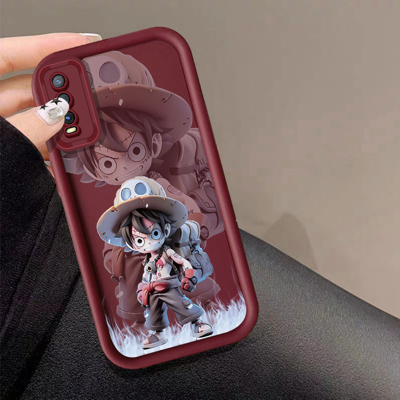 One PIECE น่ารักลูฟี่เคสโทรศัพท์สําหรับ VIVO 1814 1815 1929 1807 v30e 1816 1817 1811 1820 1901 1902 1904 1906 1907 1915 V1941A V1934A 1940 1938 1920