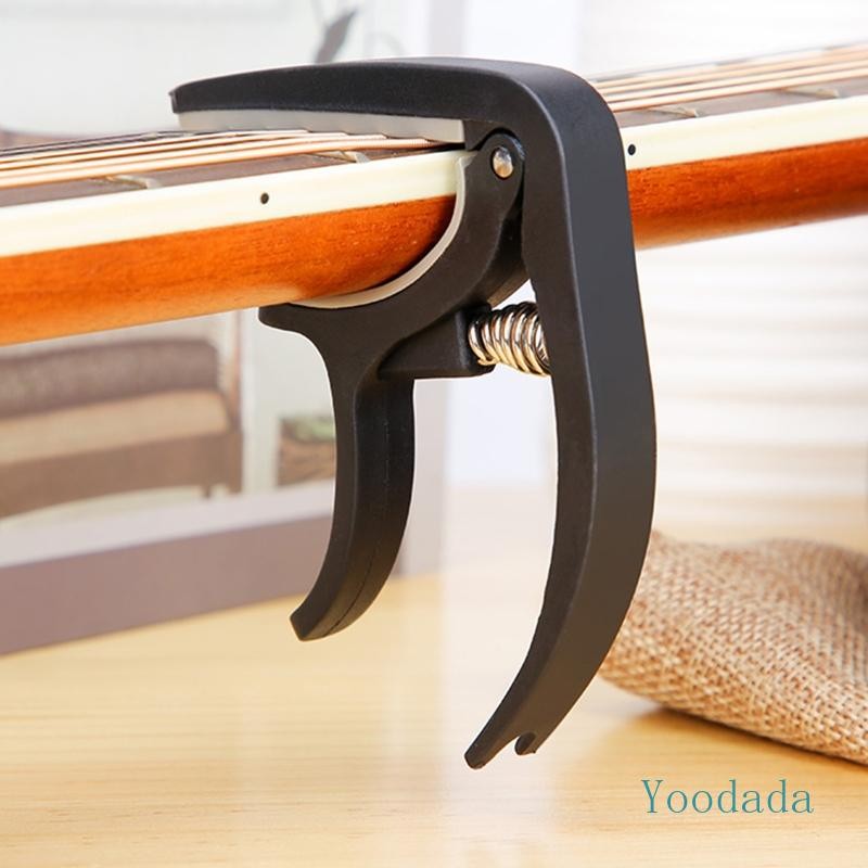 Yoo Guitar Capo เลื่อนม้วนกีตาร์แบบปรับได้ Capo สําหรับจูนโทนกีตาร์ไฟฟ้า