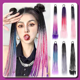 YTL แฮร์พีชผมเปีย เท่ๆ แบบทูโทน  ผมเปีย ไหมถักผม สำเร็จรูป ผ…