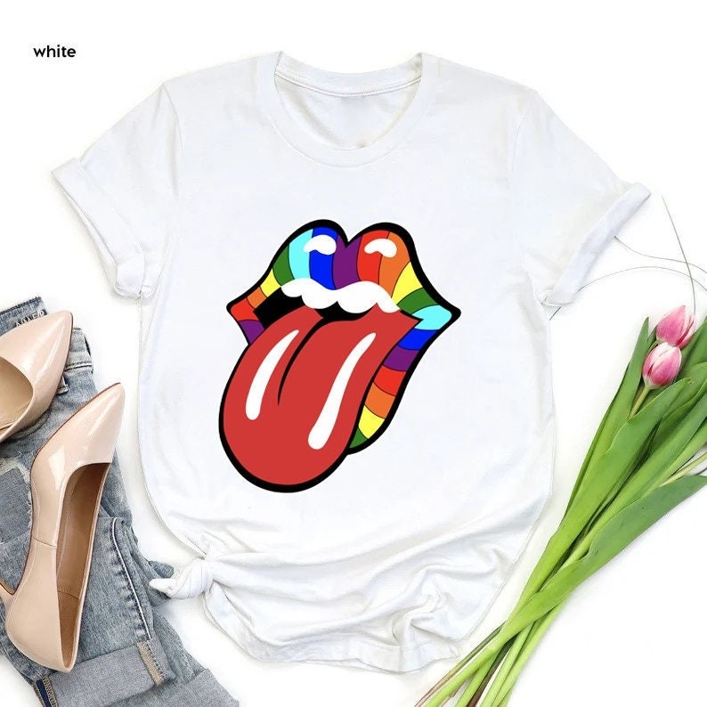Pride Shirt, LGBTQ+ T-shirt, Pride Rainbow Flag, Equality Shirt, Gift for Pride Month, Cute Pride Shirt, Rainbow Li