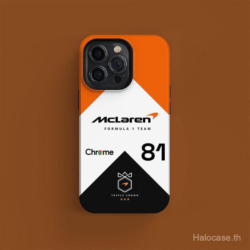 เคสโทรศัพท์มือถือสำหรับ iPhone F1รถแข่ง81 Oscar piastri เคสโทรศัพท์มือถือ iphone14pro ฟิล์ม2-in-one 