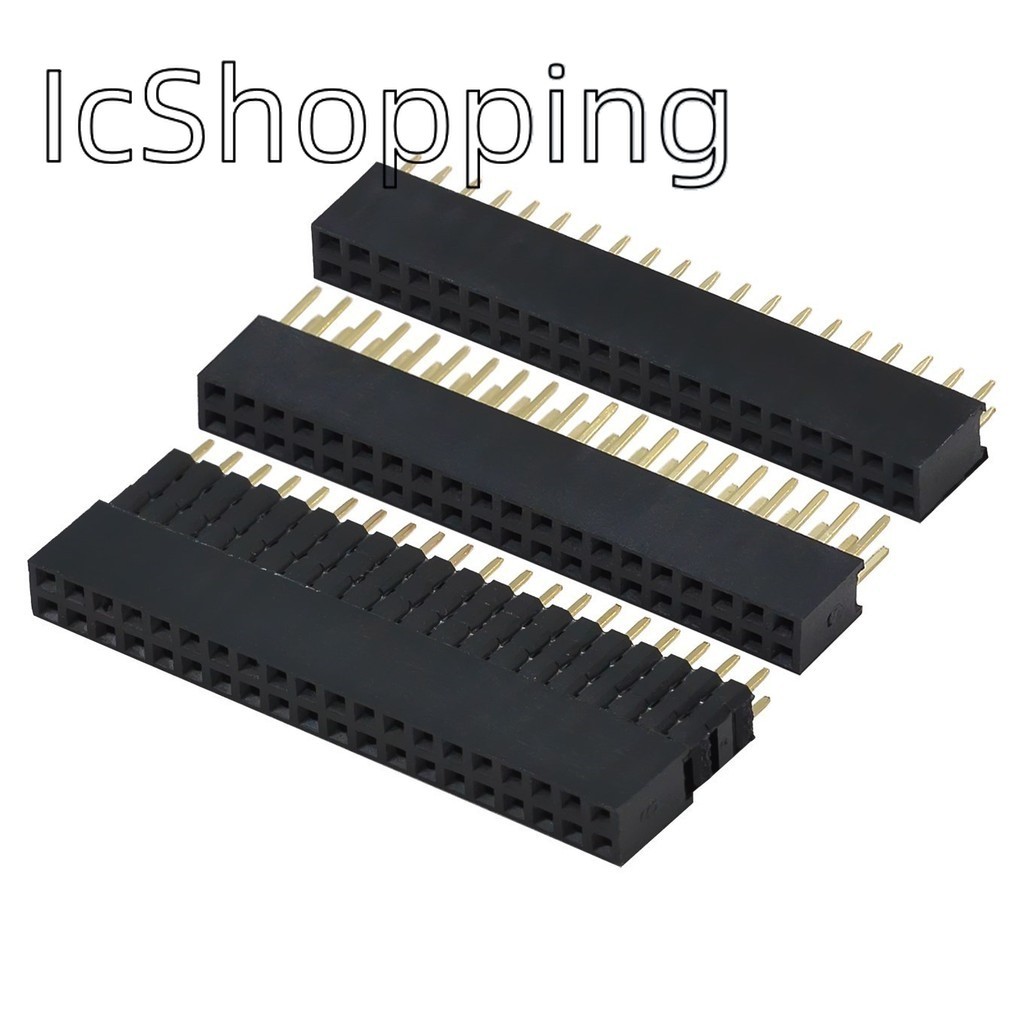 5PCS 2*20 สามชั้นความสูง-อาการคัน 2.54 มม.GPIO ที่นั่งหญิงความสูงเหมาะสําหรับ Raspberry PI 3B 3B+ 4B
