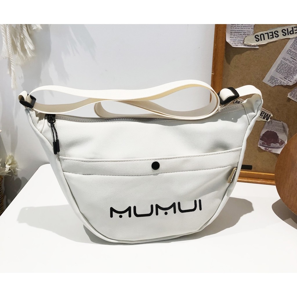**สินค้าพร้อมส่ง** กระเป๋าทรงวินเทจแฟชั่น  กระเป๋าสะพายข้างเกาหลี กระเป๋าผ้าสไตล์เกาหลี กระเป๋าสีพื้นเรียบง่าย มีซิป
