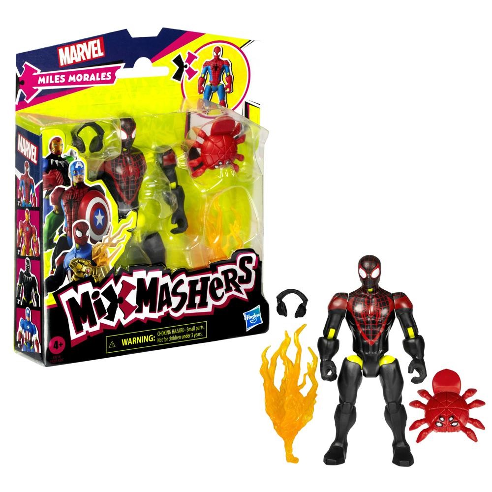 AVENGERS MIXMASHERS MILES MORALES BASIC FIGURE ของเล่น โมเดล ฟิกเกอร์ ฟอลคอน