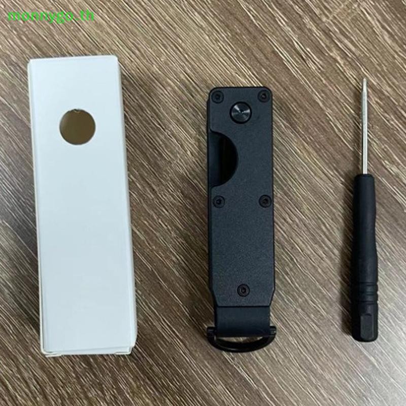 Monnygo New Key Organizer - กระเป๋ากุญแจโลหะขนาดกะทัดรัด Minimalist นวัตกรรม Key Fob สมาร์ทคีย์ Fob ถือ 2-6 คีย์ TH