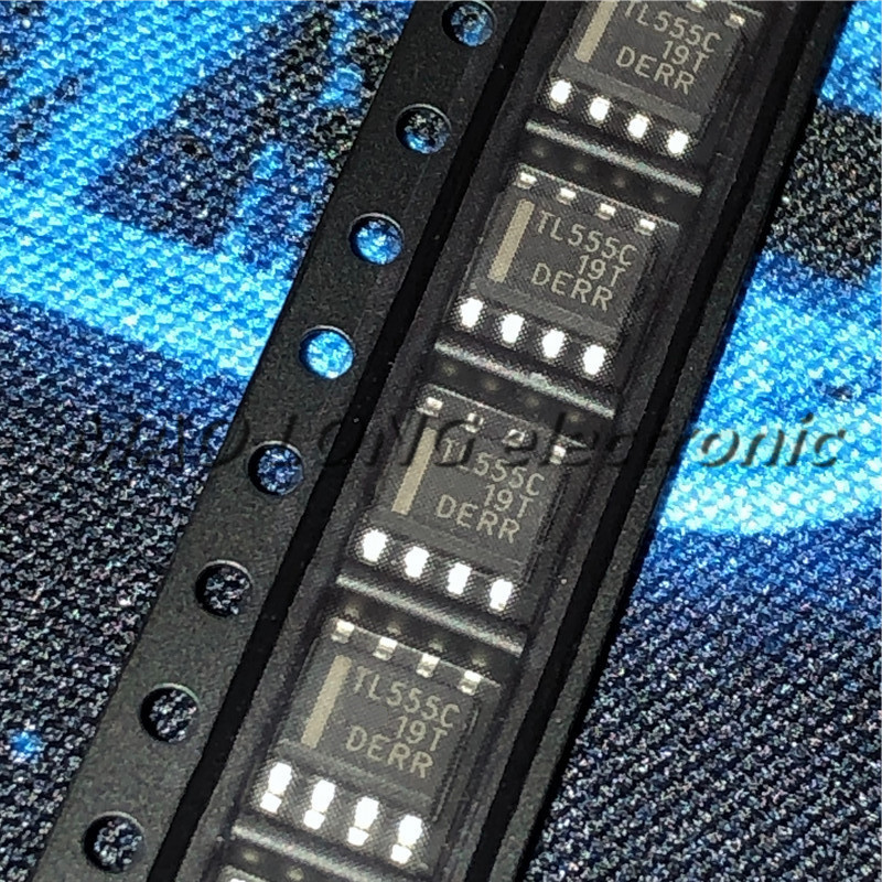 10 ชิ้น/ล็อต TLC555CDR SOP-8 TL555C SOP8 TLC555 SOP TLC555CD ในสต็อก Real-time นาฬิกาชิป SMD ยี่ห้อใ