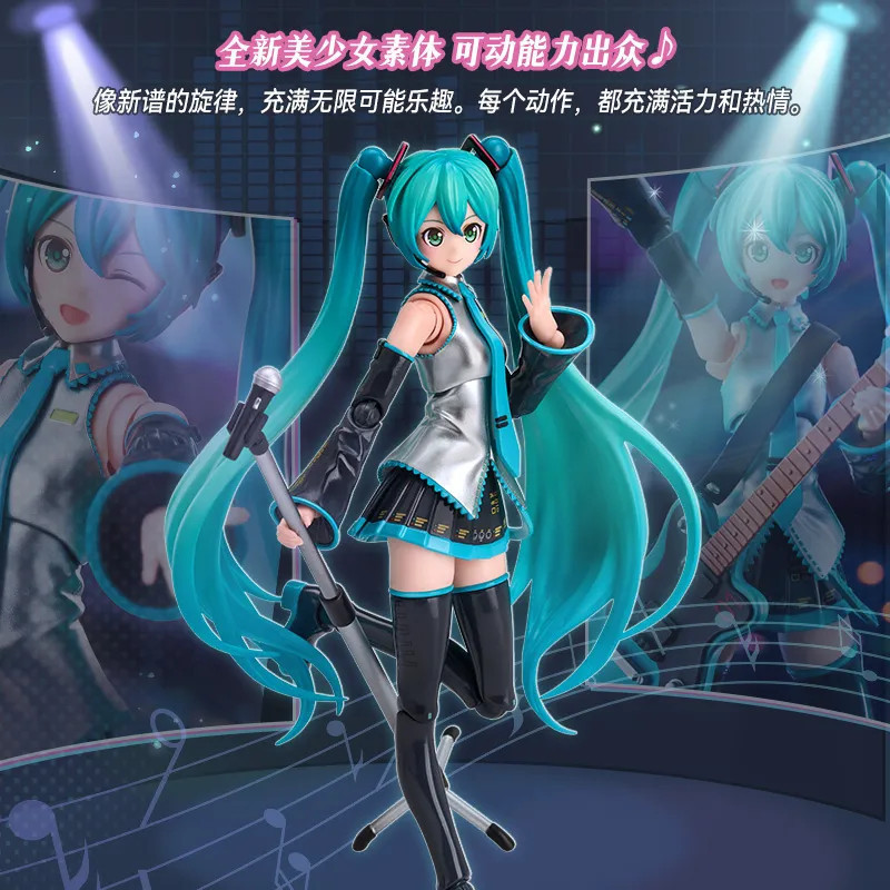 Blokees Hatsune Miku Formula Clothes ฟิกเกอร์ที่ประกอบไว้ล่วงหน้า เวอร์ชันมหัศจรรย์ การตกแต่งเดสก์ท็