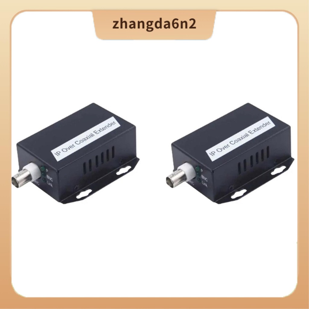 In Stock2pcs Ethernet IP Extender over Coax HD Network Kit EoC Coaxial Cable Transmission Extender สําหรับกล้องวงจรปิดรักษาความปลอดภัยกล้อง (B)