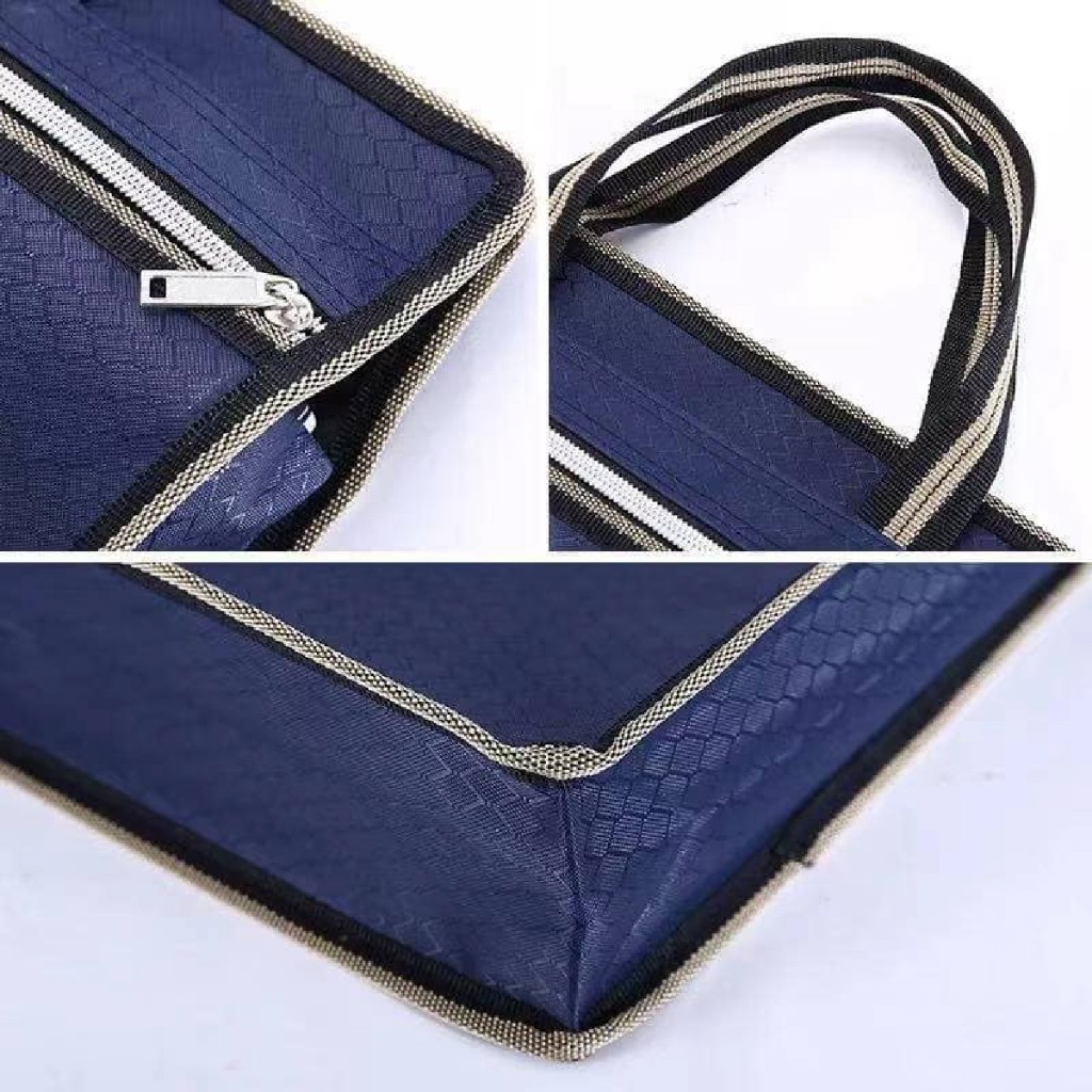 15นิ้ว กระเป๋าเอกสารกันน้ำ labtop bag กระเป๋าธุรกิจ มีซิป สํานักงาน โรงเรียน