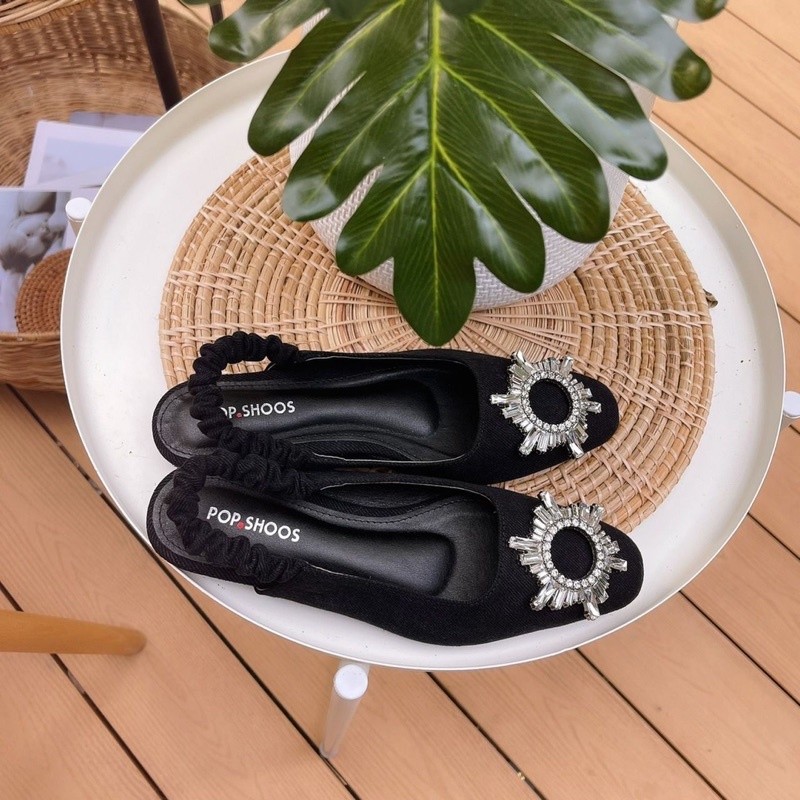 SK1 POP.SHOOS Amethysts Sling back Shoes