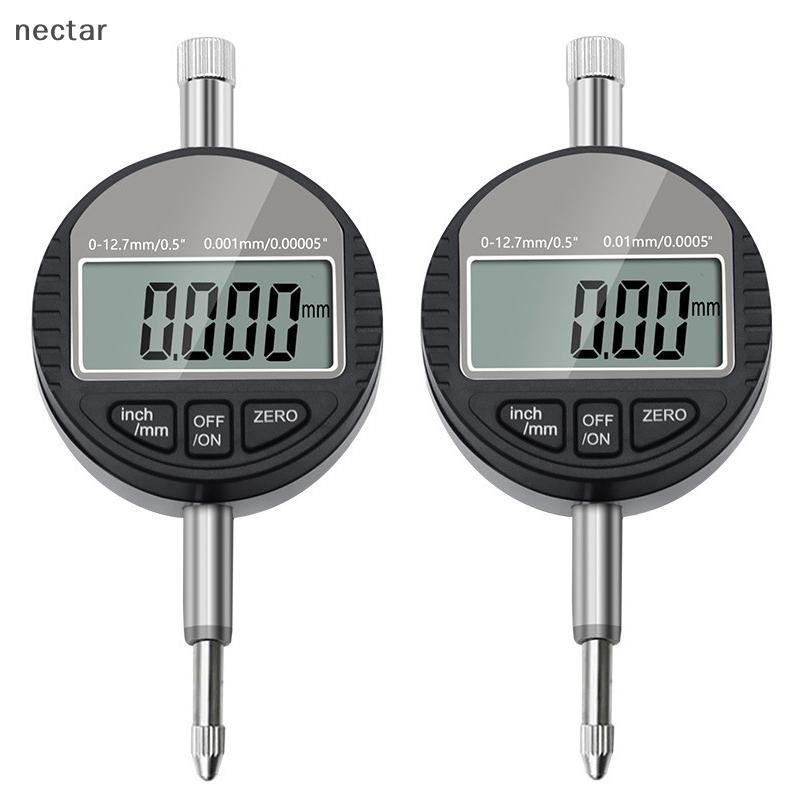 Tar 0-12.7 มม.0.01/0.001 มม.เครื่องวัดความหนาอิเล็กทรอนิกส์หน้าจอ LCD ดิจิตอลไมโครมิเตอร์วัดความหนา Precision การวัดเครื่องมือ N