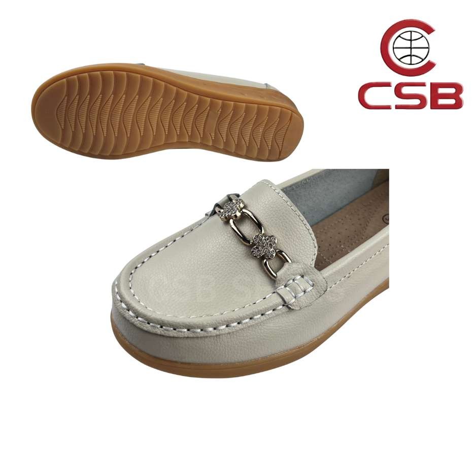 CSB รุ่น XX92-691 รองเท้าแฟชั่นผู้หญิง  ด้านหน้าติดอะไหล่เงินตกแต่งด้วยคริสตัส ราคา ถูกที่สุด ดีลบีเคเค แกลเลอรีภาพที่ 9