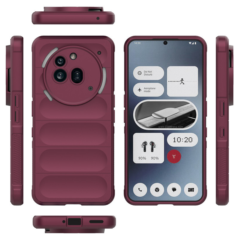 สําหรับไม่มีอะไรโทรศัพท์ 3A Pro ปลอกยืดหยุ่น TPU รวมทุกอย่างลื่น Grip Velvety ภายในโทรศัพท์ Coverr