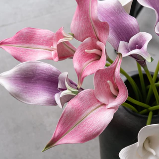 ดอกไม้ Eva ประดิษฐ์ Calla Lily ดอกไม้ปลอมดอกไม้ตกแต่งบ้านช่อสไตล์ Ins