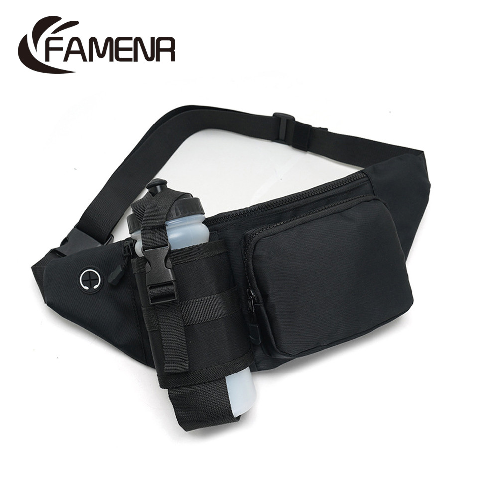 Famenr【พร้อมส่ง】กระเป๋าคาดเอวสำหรับออกกำลังกาย ขนาดยืดหยุ่น