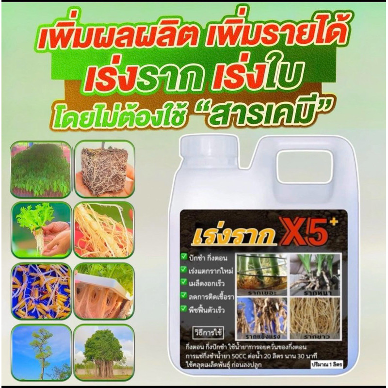 น้ำยาเร่งรากบำรุงพืช 1ลิตร - รูปที่ 4