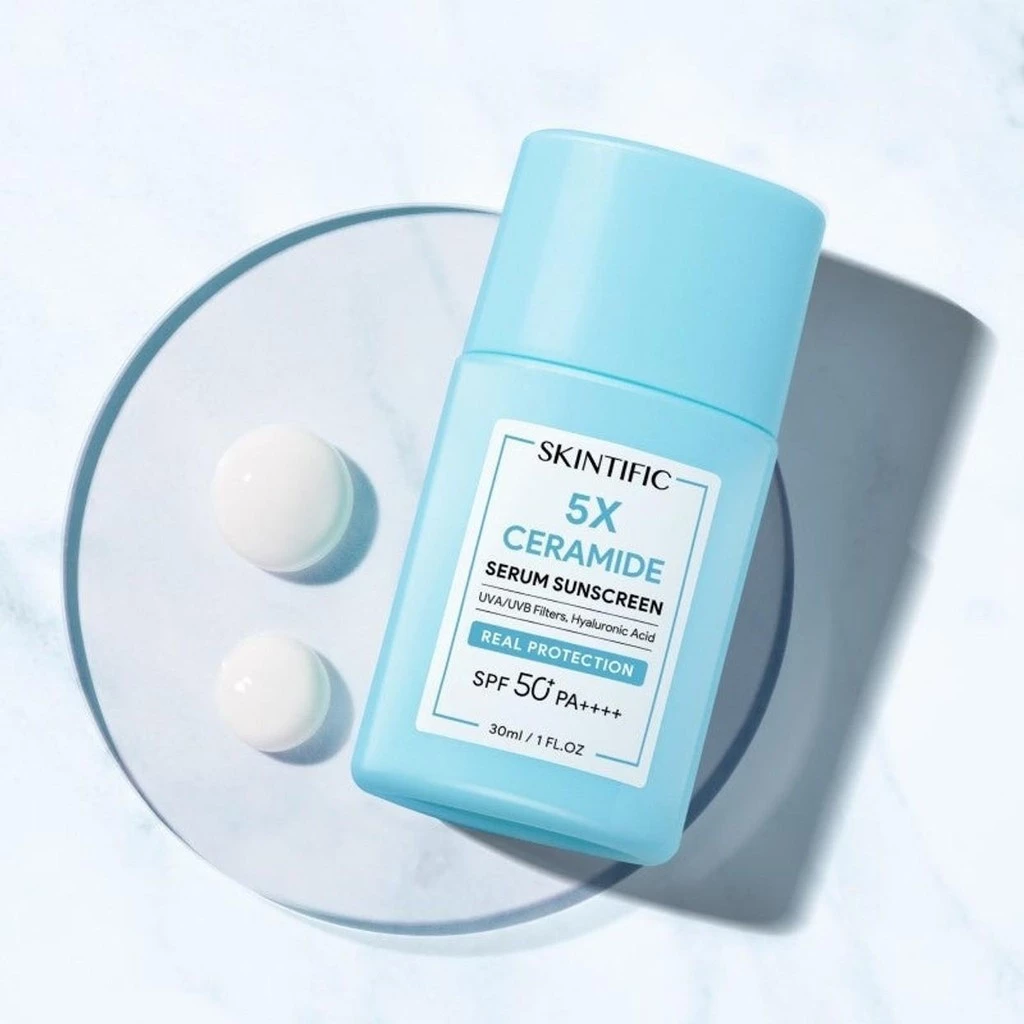Skintific 5x Ceramide Serum Sunscreen Spf50+ Pa++++ สคินทิฟฟิค 5เอ็กซ์ เซราไมด์ เซรั่ม ซันสกรีน  ผิว สกินแคร์ 30ml thumbnail 4