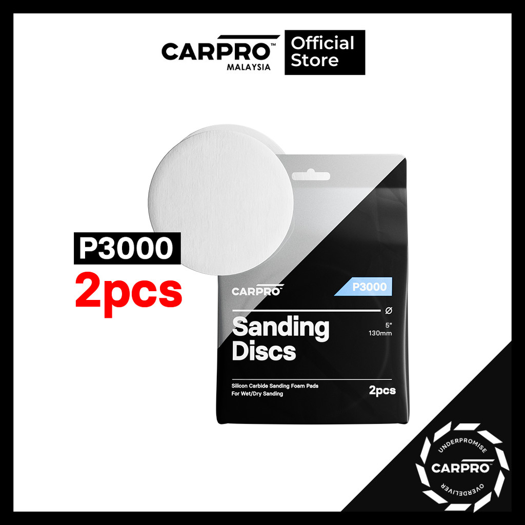 แผ่นขัด CARPRO 5" P3000 - แผ่นโฟมขัดซิลิคอนคาร์ไบด์สําหรับขัดเปียก / แห้ง