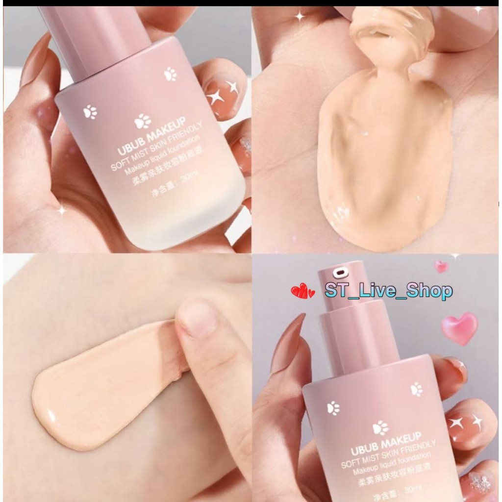 พร้อมส่ง🚚รองพึ้นคุมมัน UBUBรองพึ้นเนึ้อเเมตต์ ติดทน รองพึ้น 30มล
