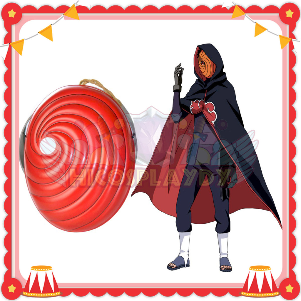 HiCosplayDy เด็กผู้ใหญ่ Naruto Akatsuki Ninja Tobi Obito Madara Uchiha อะนิเมะหน้ากากคอสเพลย์