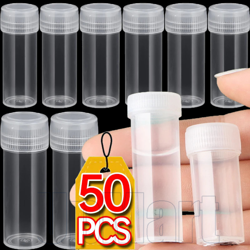 ขวดตัวอย่างผง วิชาพลศึกษา, ภาชนะทนสารเคมี 30/50 ชิ้น, โถเก็บเม็ดสุญญากาศสําหรับ ห้องปฏิบัติการ/เครื่องสําอาง/องค์กรเดินทาง