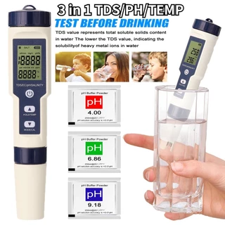 5in1❤ TDS EC PH SALT TEMP meter เครื่องวัดคุณภาพน้ำ เครื่องวัดสภาพน้ำ วัดความเค็ม water quality tester meter