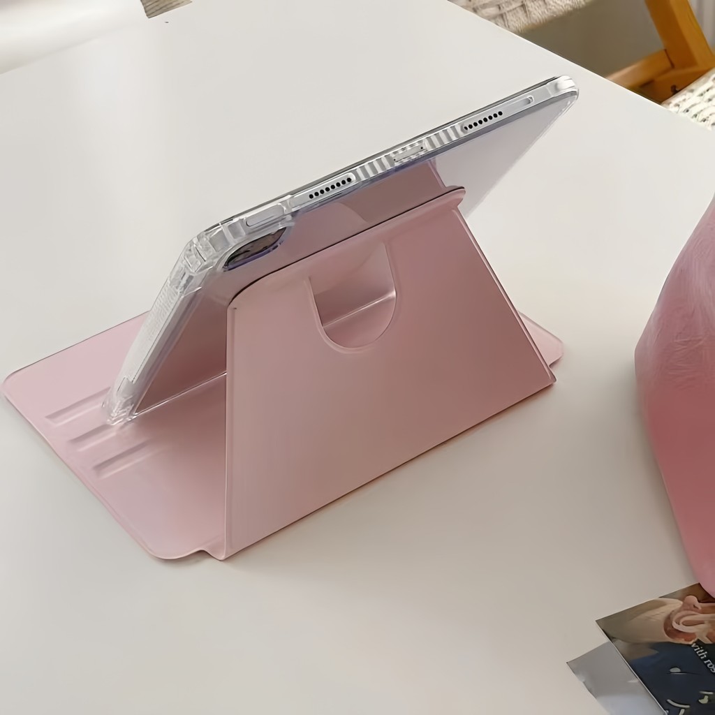 เคสไอแพดมีที่ใส่ปากกา อะคริลิค 360 องศา ขอบใส Air7/6/5/4 โปร11นิ้ว gen11A16/10 เจน9/8/7 Pro11 9.7 Mini6/7  case iPad