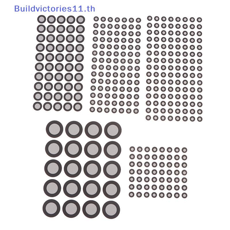 Buildvictories11 3D Scanning Mark Points มือถือ 3d Scanner สะท้อนเป้าหมายจุดภายใน 3/6/12 ภายนอก 6/10/19 มม.สะท้อนแสง Point TH