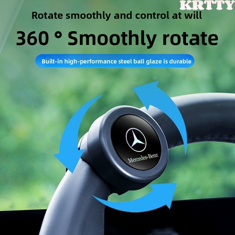 360° รถ Universal พวงมาลัย Booster Ball พวงมาลัย Spinner Knob รถแบริ่งโลหะ Handle Power Ball อุปกรณ์เสริมเสริมอัตโนมัติ ราคา ถูกที่สุด ดีลบีเคเค แกลเลอรีภาพที่ 2