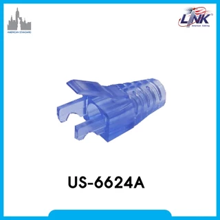 LINK US-6624A BLUE CAT6 LOCKING PLUG BOOT ใช้สำหรับเข้าหัวกับสายแลน 10/PACK