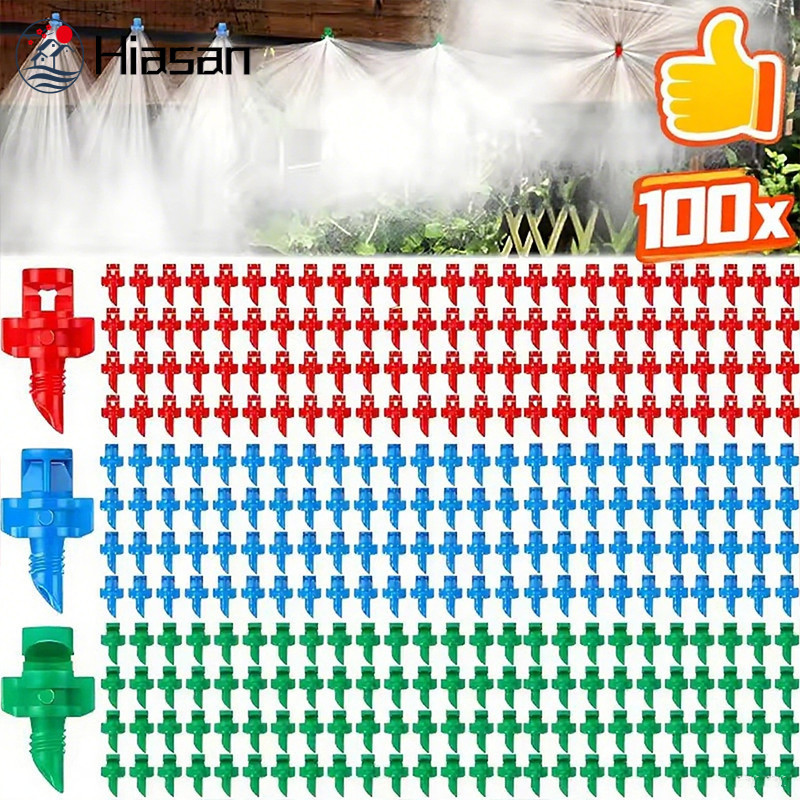 [HGB]หัวฉีดชลประทาน 3 มุม 20 ชิ้นชุด - สเปรย์ 90/180/360 องศาพร้อมการกระจายสม่ําเสมอ, สปริงเกลอร์วัส