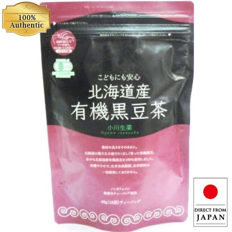Black Soybean Tea ชาเมล็ดถั่วดำOgawa Herbal Medicine ชาถั่วดำออร์แกนิกจากฮอกไกโด 3g16p x 2 ถุง【Direc